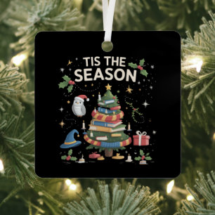 Ornement En Métal C'est la saison école de sorcellerie Noël Cozy mag