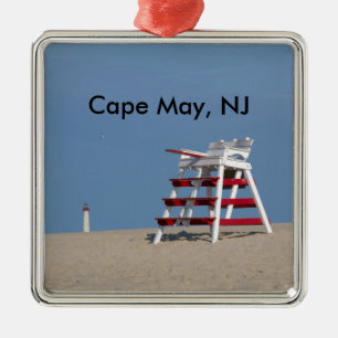 Ornement En Métal Chaise de maître nageur de Cape May