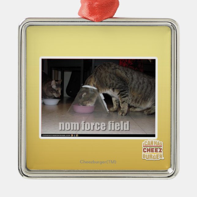 Ornement En Métal champ de force de nom (Devant)