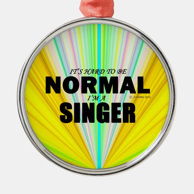 Ornement En Métal Chanteur normal (Devant)