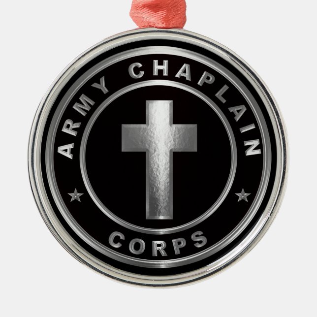 ORNEMENT EN MÉTAL CHAPLAIN CORPS (Devant)