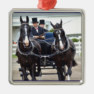 Ornement En Métal chariot de colline de noix conduisant le concours