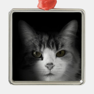 Ornement En Métal Chat mignon