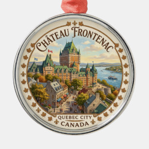 Ornement En Métal Château Frontenac Canada