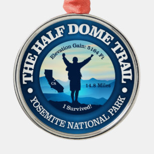 Ornement En Métal Chemin Half Dome (randonnée)