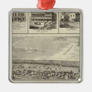 Ornement En Métal Cherokee, Iowa, 1875 entreprises dans Centerville