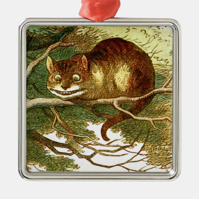 Ornement En Métal Cheshire Cat 2 (Devant)