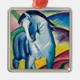 Ornement En Métal Cheval bleu I par Franz Marc