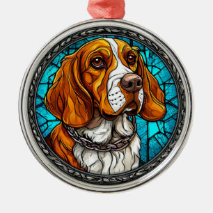 Ornement En Métal Chien Beagle mignon