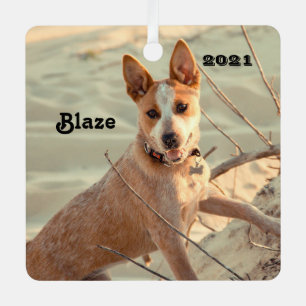 Ornement En Métal Chien de bétail australien rouge - Heeler - dans 