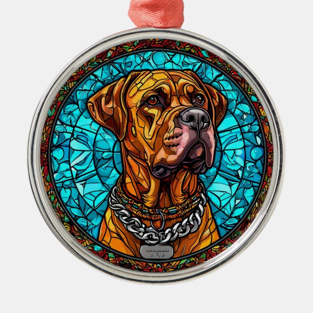 Ornement En Métal Chien Mignon (Devant)