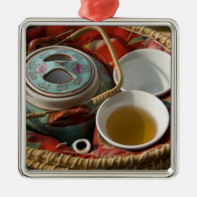 Ornement En Métal Chine, Hong Kong. Théâtre chinois traditionnel & 3 (Devant)