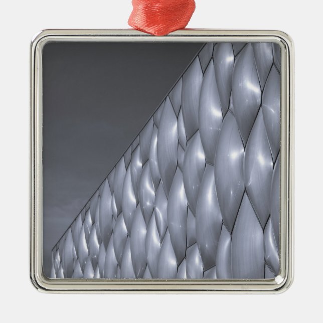 Ornement En Métal Chine, Pékin. Centre National Aquatique (Devant)