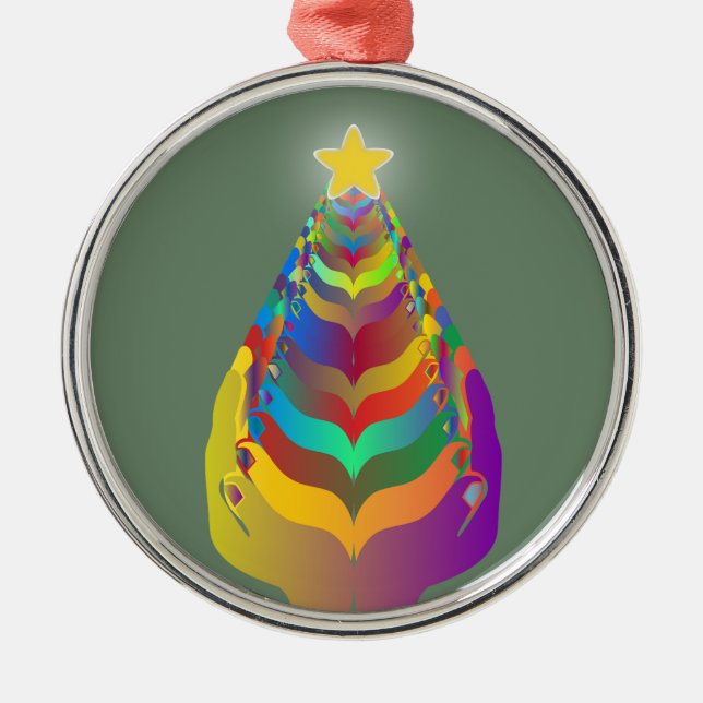 Ornement En Métal Christmas Hope and Togetherness (Devant)