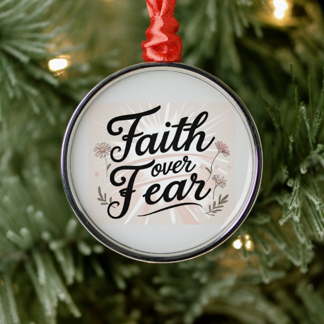 Ornement En Métal  Christmas Ornament | Faith Inspired (Arbre)