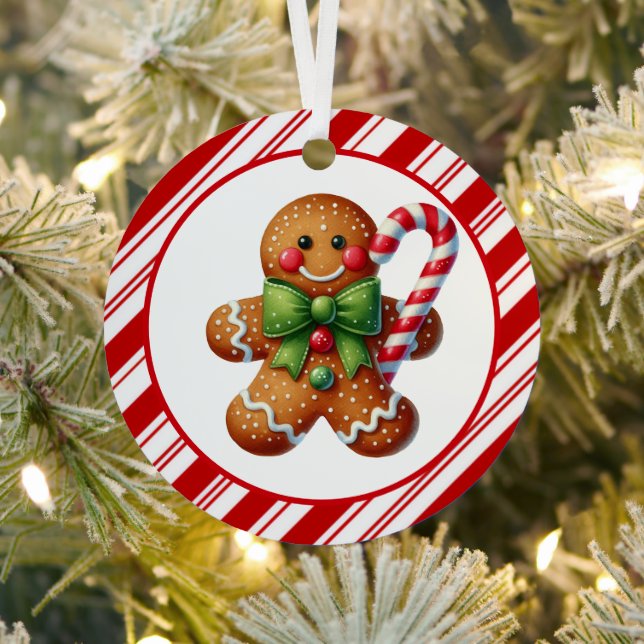 Ornement En Métal Christmas Tree Ornament (Insitu)