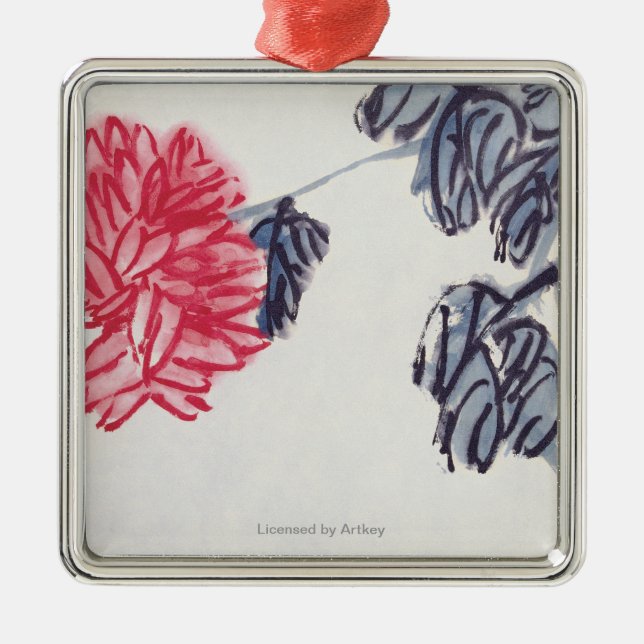 Ornement En Métal Chrysanthème (Devant)