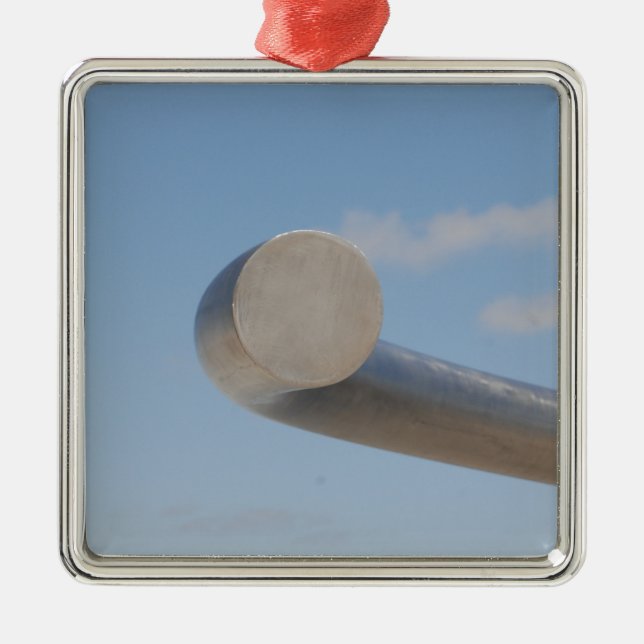 Ornement En Métal Ciel bleu métallique (Devant)