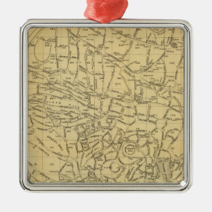 Ornement En Métal Cimetière en bois vert