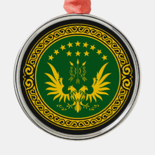 Ornement En Métal Circassien, adygea, drapeau adiga, Caucase du Nord