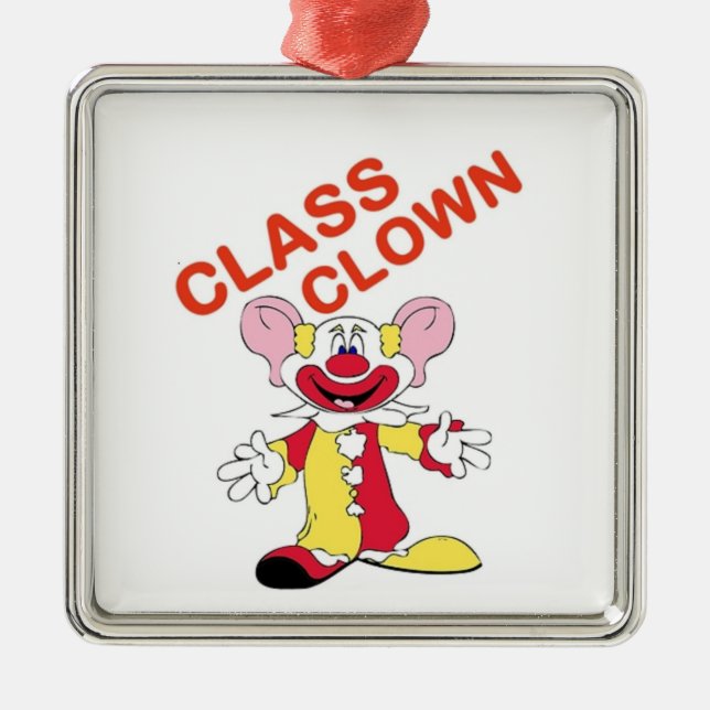 ORNEMENT EN MÉTAL CLASSE CLOWN (Devant)