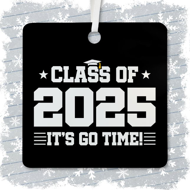Ornement En Métal Classe de 2025 Lycée Graduation Senior 2025 (Créateur téléchargé)