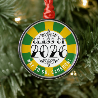 Ornement En Métal Classe Tat de 2026 Graduation