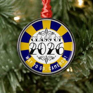 Ornement En Métal Classe Tat de 2026 Graduation