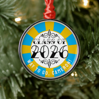 Ornement En Métal Classe Tat de 2026 Graduation