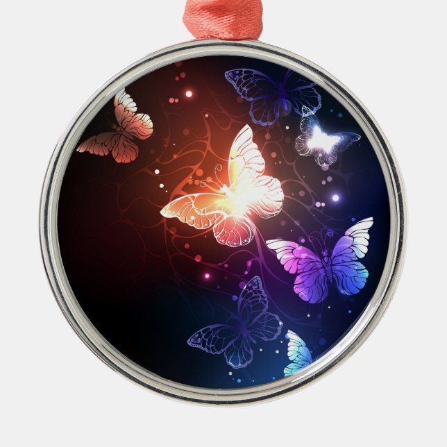 Ornement En Métal Clowing Night Butterflies (Devant)