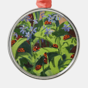 Ornement En Métal Coccinelles 2013