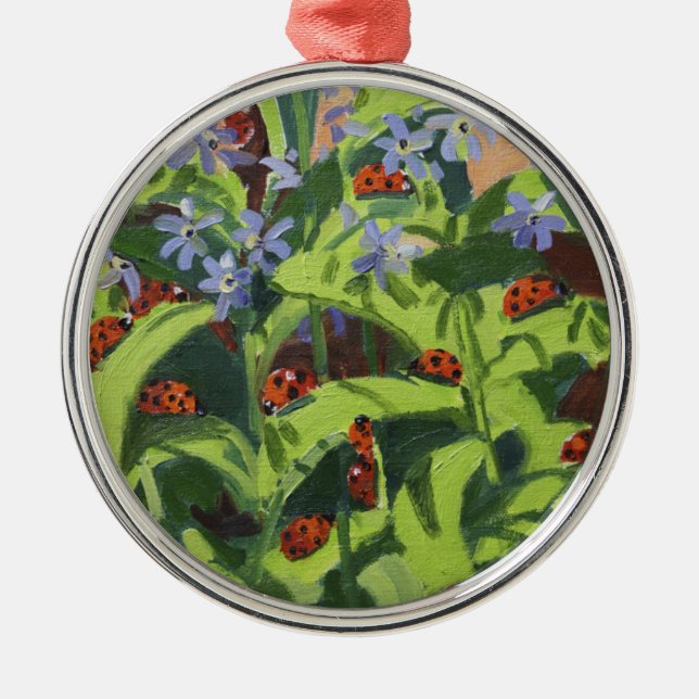 Ornement En Métal Coccinelles 2013 (Devant)