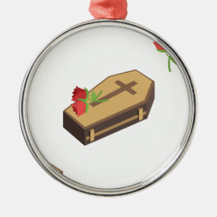 Ornement En Métal coffin emojis