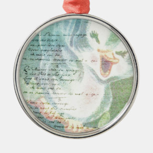 Ornement En Métal Collage vintage de l'Art numérique d'oiseaux