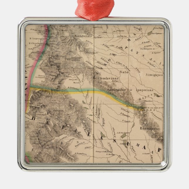 Ornement En Métal Colombie, Amérique du Sud 8 (Devant)