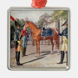 Ornement En Métal Commandez et garde de la garde royale en 1826