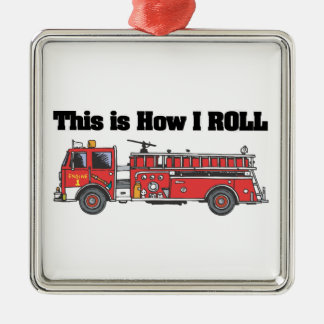 Ornement En Métal Comment je roule (Moteur d'incendie/Camion)