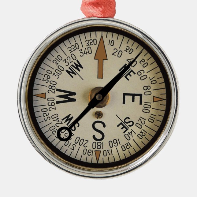 Ornement En Métal Compass Rose 1 (Devant)