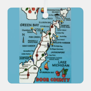 Ornement En Métal Comté de portes colorées Wisconsin