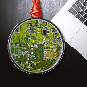 Ornement En Métal Conception de carte de circuit imprimé PCB vert cl