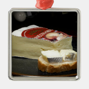 Ornement En Métal Conception de fromage de brie