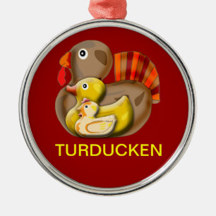 Ornement En Métal Conception personnalisable de Turducken