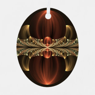 Ornement En Métal Construction d'Imaginaires Art Fractal Abstrait br