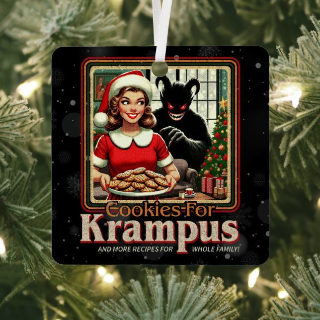 Ornement En Métal Cookie For Krampus Merry Krampus Christmas Horror (Insitu)