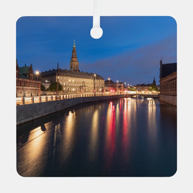 Ornement En Métal Copenhague Danemark (Recto)