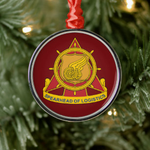 Ornement En Métal Corps des transports de Noël