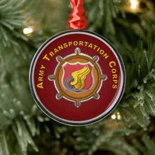 Ornement En Métal Corps des transports de Noël