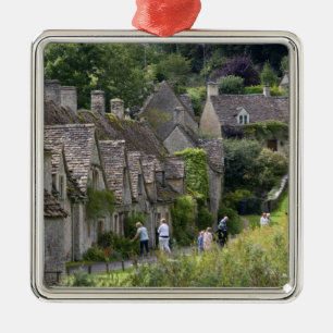 Ornement En Métal cottages en pierre de Cotswold dans le village de