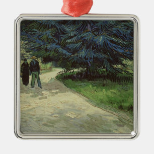 Ornement En Métal Couples de Vincent van Gogh en parc, Arles, 1888
