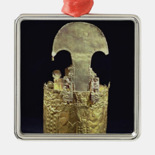 Ornement En Métal Couronne, Chimu